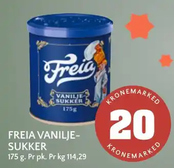 Coop Mega Freia vaniljesukker tilbud