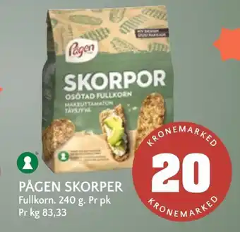 Coop Mega Pågen skorper tilbud