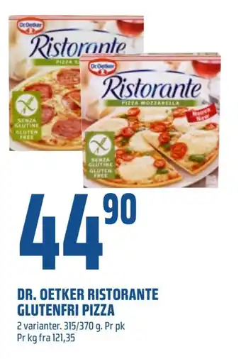Coop Obs Dr. oetker ristorante glutenfri pizza tilbud