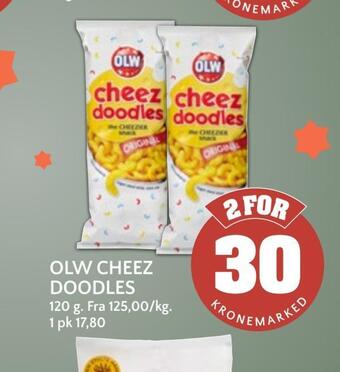Coop Mega Olw cheez doodles tilbud