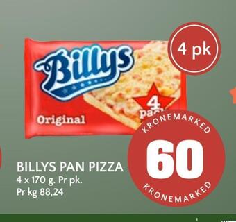 Coop Mega Billys pan pizza tilbud
