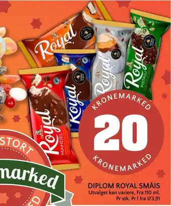 Coop Mega Diplom royal småis tilbud
