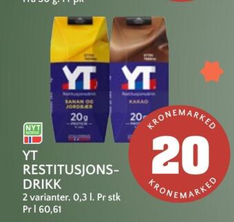 Coop Mega Yt restitusjonsdrikk tilbud