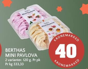 Coop Mega Berthas mini pavlova tilbud