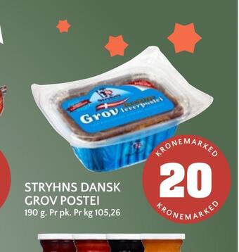 Coop Mega Stryhns dansk grov postei tilbud