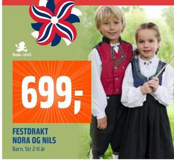 Coop Obs Festdrakt nora og nils tilbud