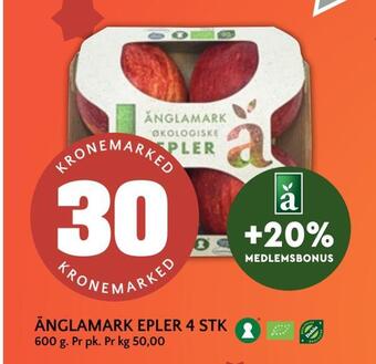 Coop Mega Änglamark epler 4 stk tilbud