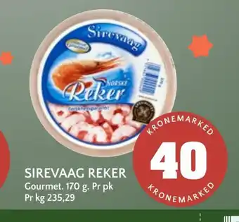 Coop Mega Sirevaag reker tilbud