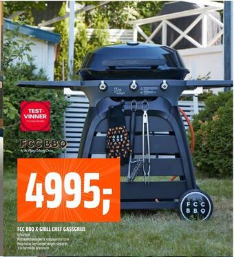 Coop Obs Fcc bbq x-grill chef gassgrill tilbud