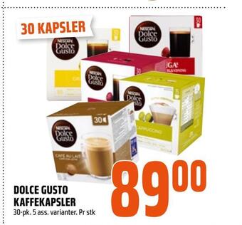 Coop Obs Dolce gusto kaffekapsler tilbud