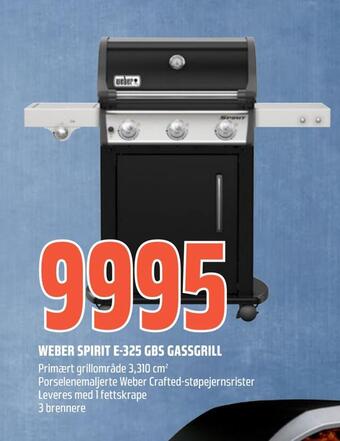 Coop Obs Weber spirit e-325 gbs gassgrill tilbud