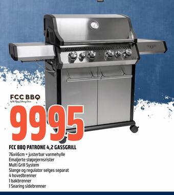 Coop Obs Fcc bbq patrone 4,2 gassgrill tilbud