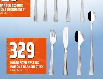 Coop Obs Hardanger bestikk ramona barnebestikk tilbud