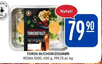 Rema 1000 Torsk m/chorizosmør tilbud