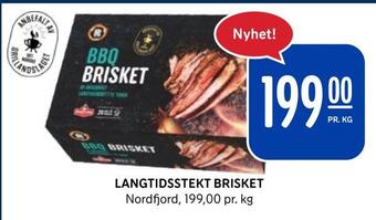 Rema 1000 Langtidsstekt brisket tilbud