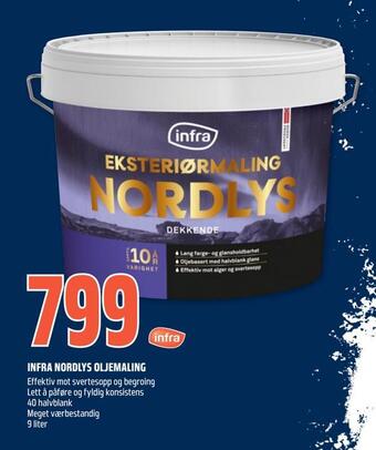 Coop Obs Infra nordlys oljemaling tilbud