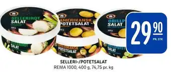 Rema 1000 Selleri-/potetsalat tilbud