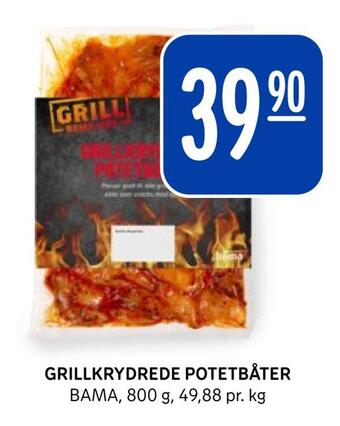 Rema 1000 Grillkrydrede potetbåter tilbud