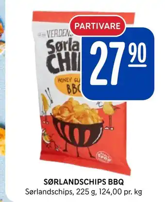 Rema 1000 Sørlandschips bbq tilbud