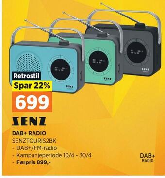 POWER Dab+ radio tilbud