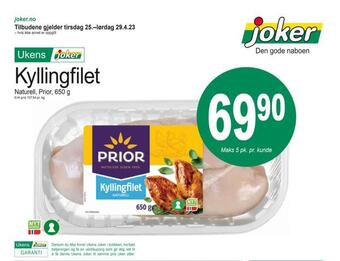 Joker Kyllingfilet tilbud