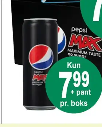 Joker Pepsi max tilbud