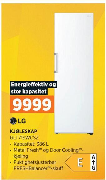 POWER Kjøleskap tilbud