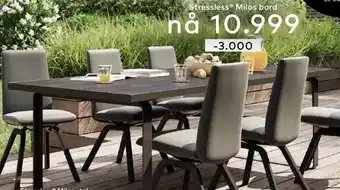 Skeidar Stressless® milos bord tilbud