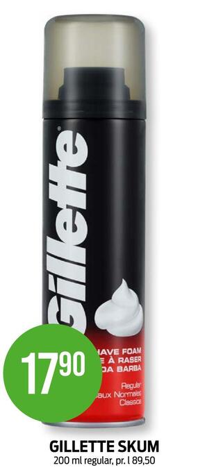 Kiwi Gillette skum tilbud