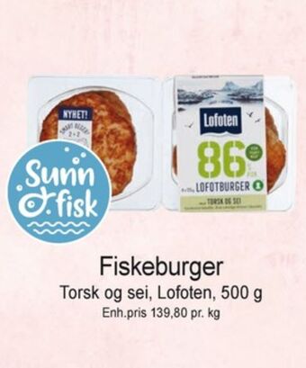 Joker Lofoten fiskeburger tilbud
