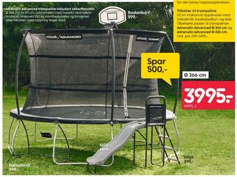 Rusta Adrenalin advanced trampoline tilbud