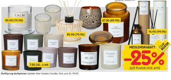 Rusta Ukjent duftlys tilbud