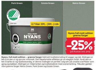 Rusta Nyans maling tilbud