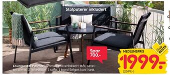 Rusta Ukjent loungesett tilbud