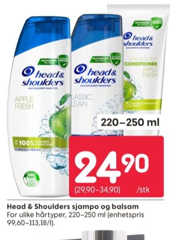 Rusta Head&shoulders shampoo tilbud