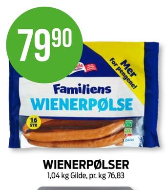 Kiwi Gilde wienerpølser tilbud
