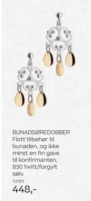 Bjørklund Bunadsøredobber tilbud