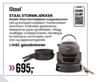 Sport Outlet Staal stormkjøkken tilbud