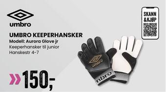 Sport Outlet Umbro keeperhansker tilbud
