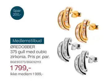 Bjørklund Øredobber 375 tilbud