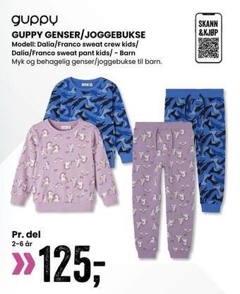 Sport Outlet Guppy genser/joggebukse tilbud