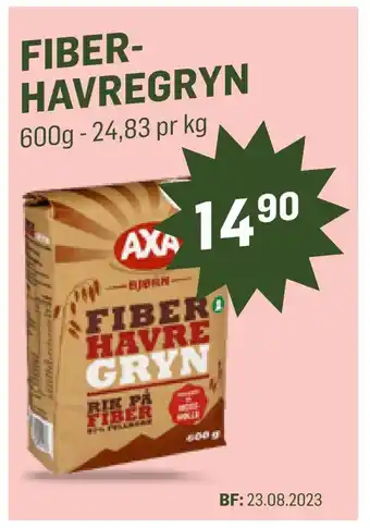 Holdbart Fiber havregryn tilbud