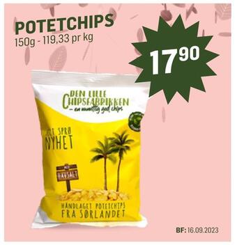 Holdbart Potetchips tilbud