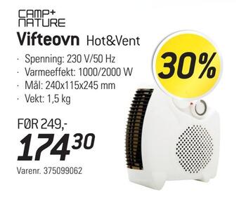 Thansen Vifteovn tilbud
