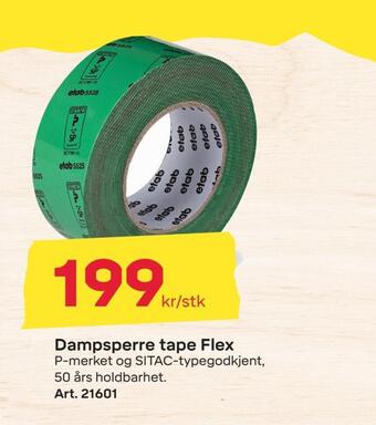 Byggmax Dampsperre tape flex tilbud