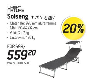 Thansen Solseng tilbud