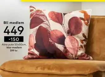 Skeidar Aline pute 50x50cm tilbud
