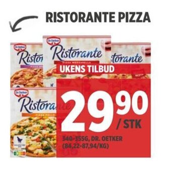 Meny RISTORANTE PIZZA tilbud