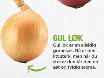 Meny GUL LØK tilbud
