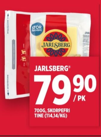 Meny Jarlsberg skæreost tilbud